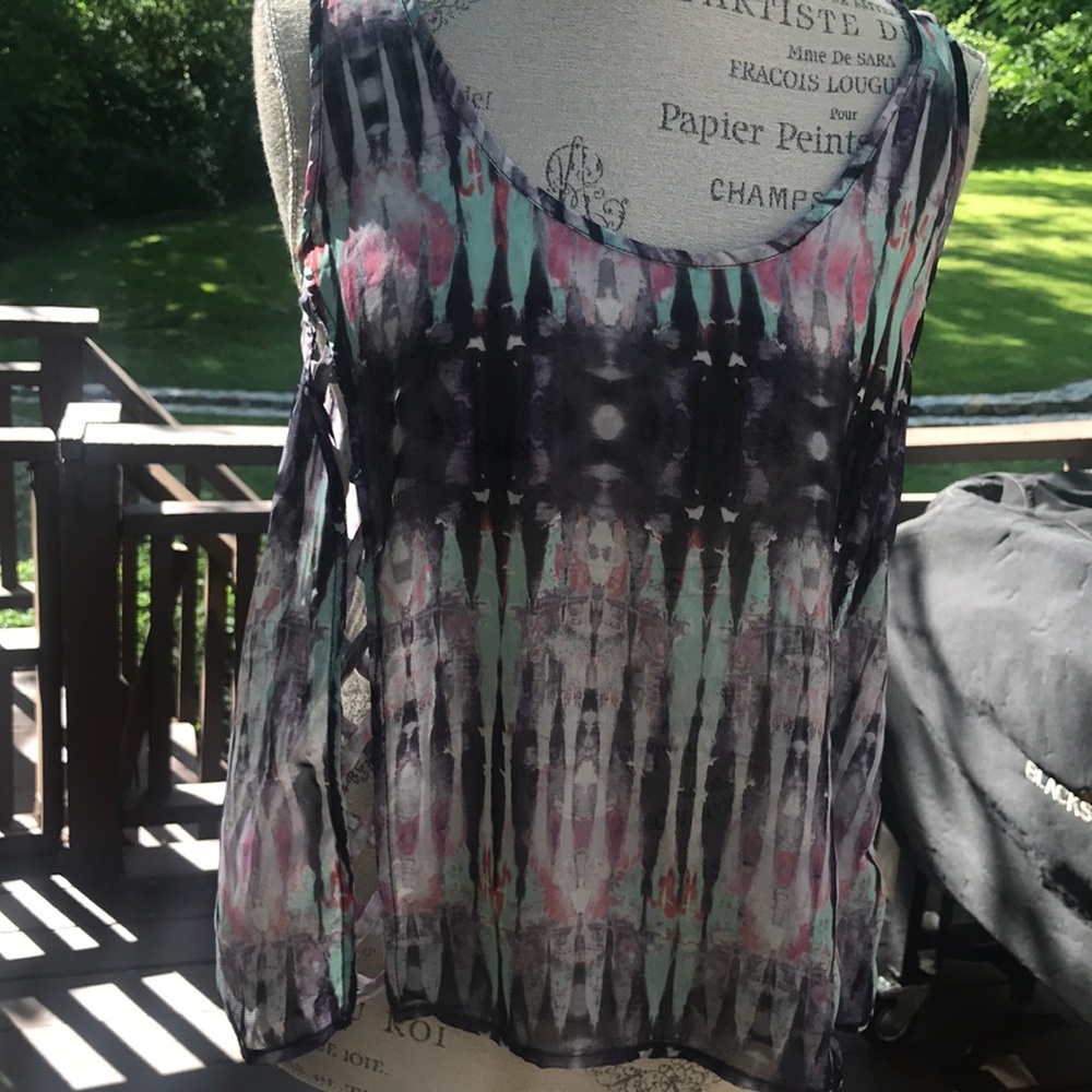 Material Girl Multi Color Large Top